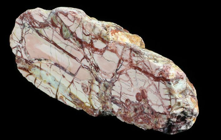Polished Brecciated Pink Opal - Western Australia #65419